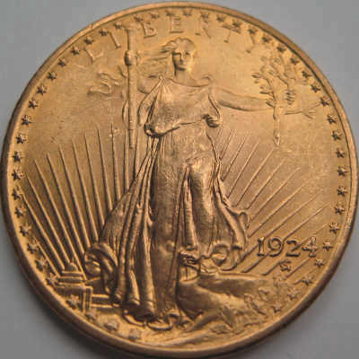Saint Gaudens Double Eagle - Obverse View